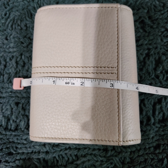 Coach White Bifold Leather Wallet